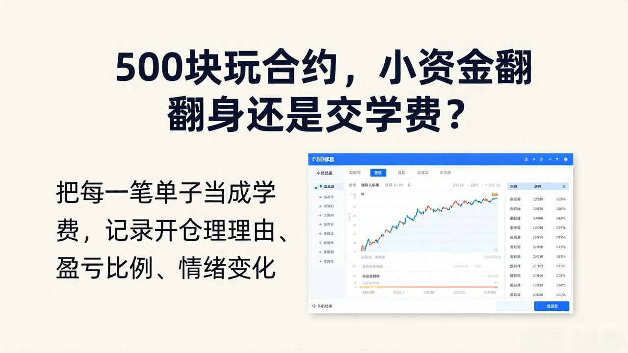 数字货币合约500块_500块合约交易生存指南_小资金数字货币合约交易