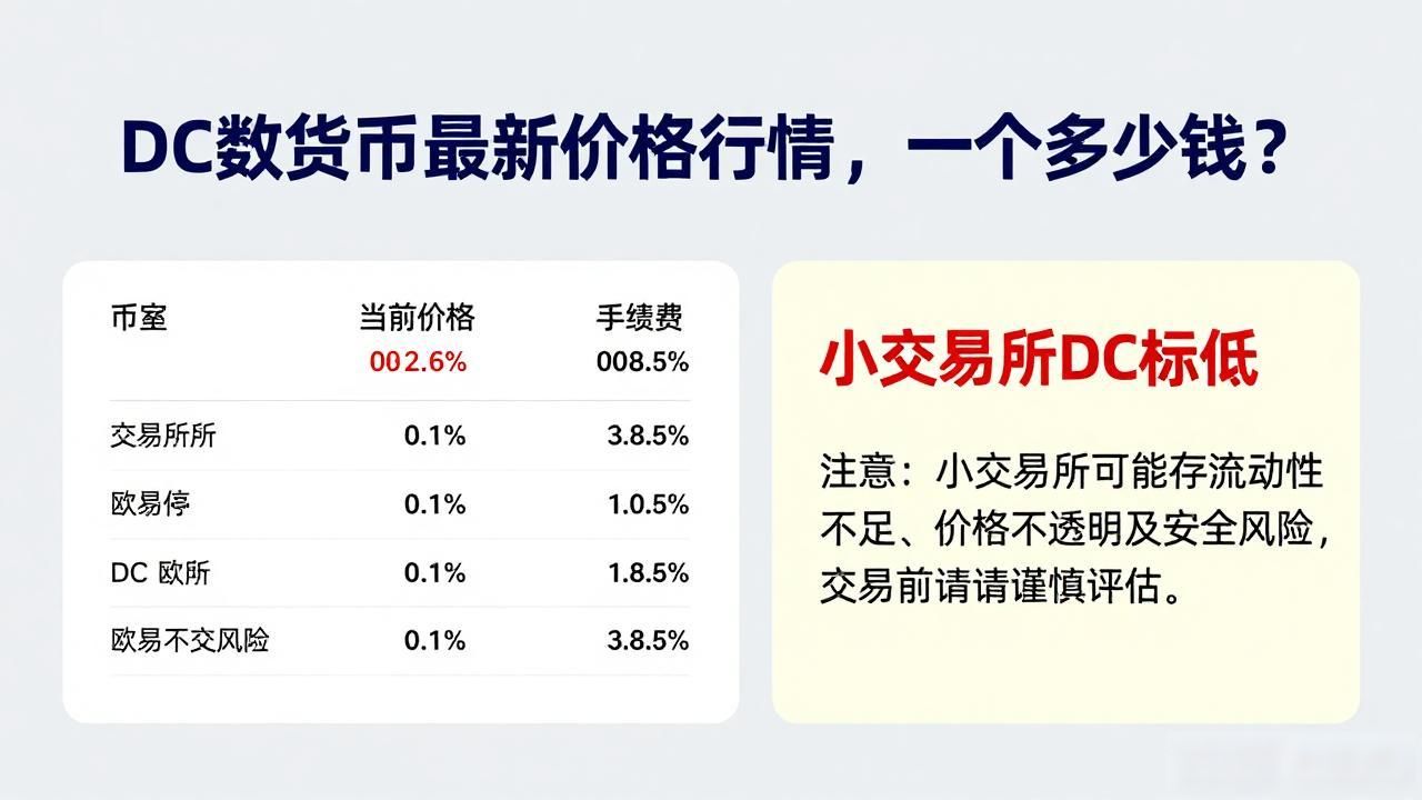 DC数字货币价格_dc数字货币多少一个_DC数字货币价格影响因素