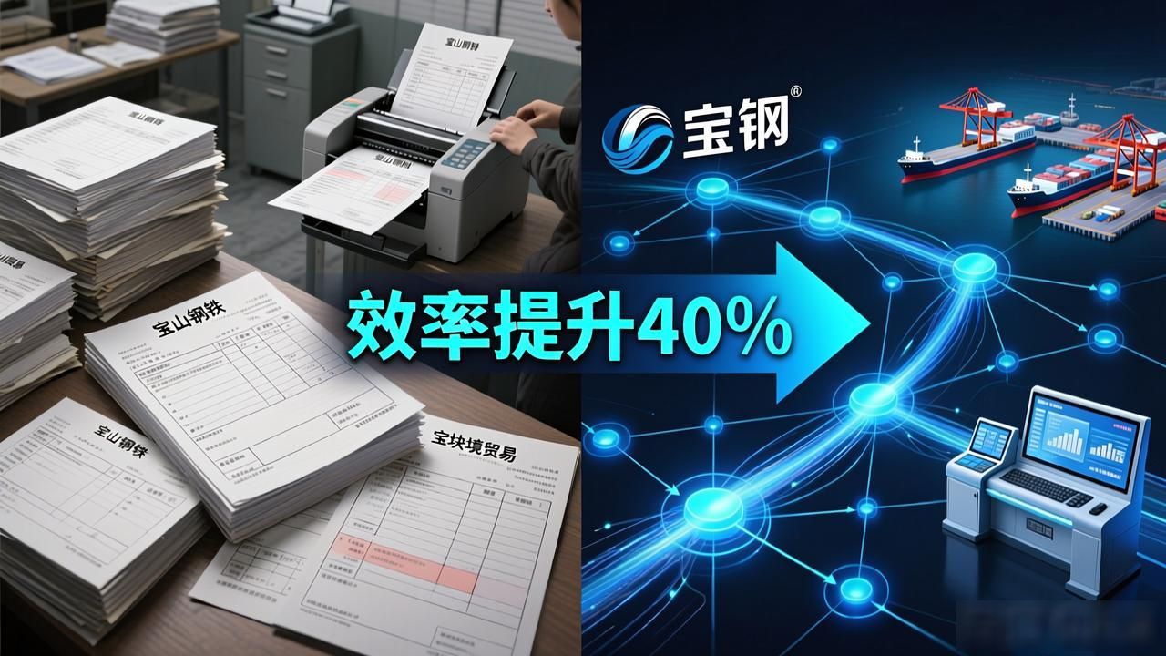 宝山钢铁区块链_宝钢区块链 供应链金融 融资秒批_宝钢区块链 数字身份证 钢铁溯源
