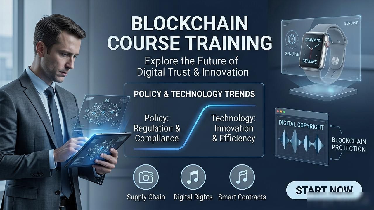 区块链 课程培训_区块链初学者入门课程_区块链技术在多领域的应用