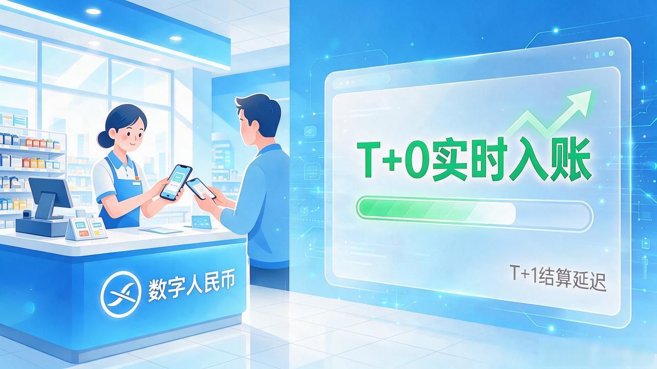 央行数字货币收银系统_接入央行数字货币收银系统_T+0实时入账资金周转改善