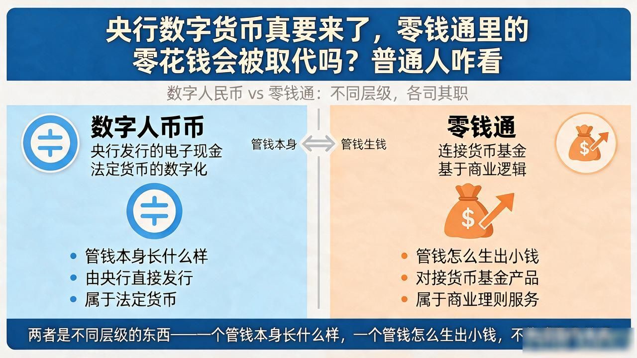 数字货币影响零钱通吗_数字人民币试点 零钱通使用场景 数字人民币与零钱通区别