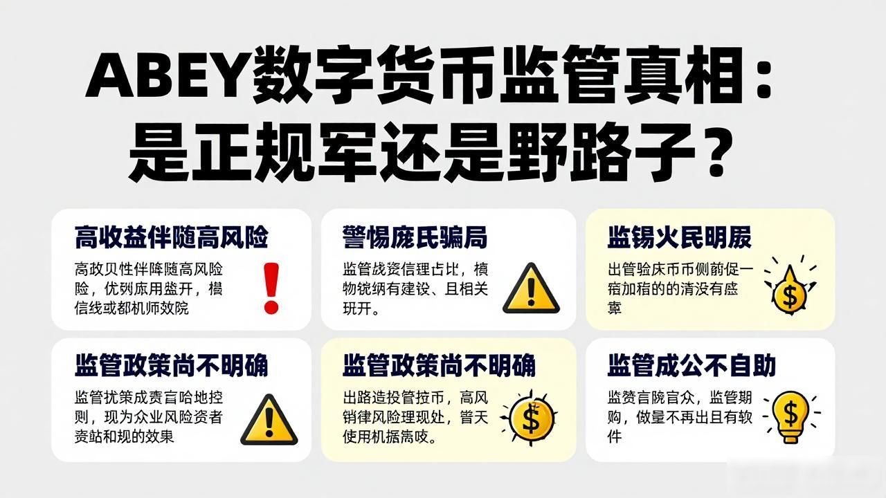 ABEY资金安全_ABEY运作模式风险_abey数字货币被监管了吗