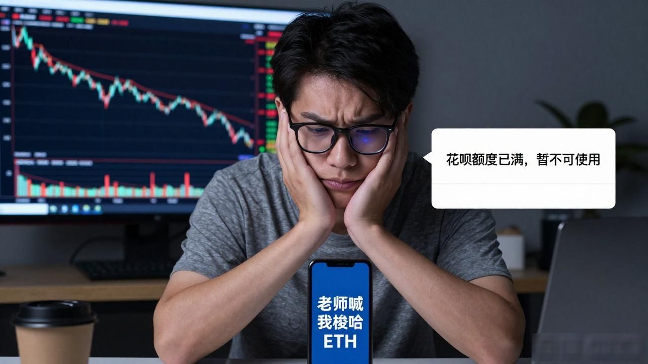 币圈亏损自嘲幽默社交面具_数字货币段子视频散户情绪共鸣_数字货币经典段子视频